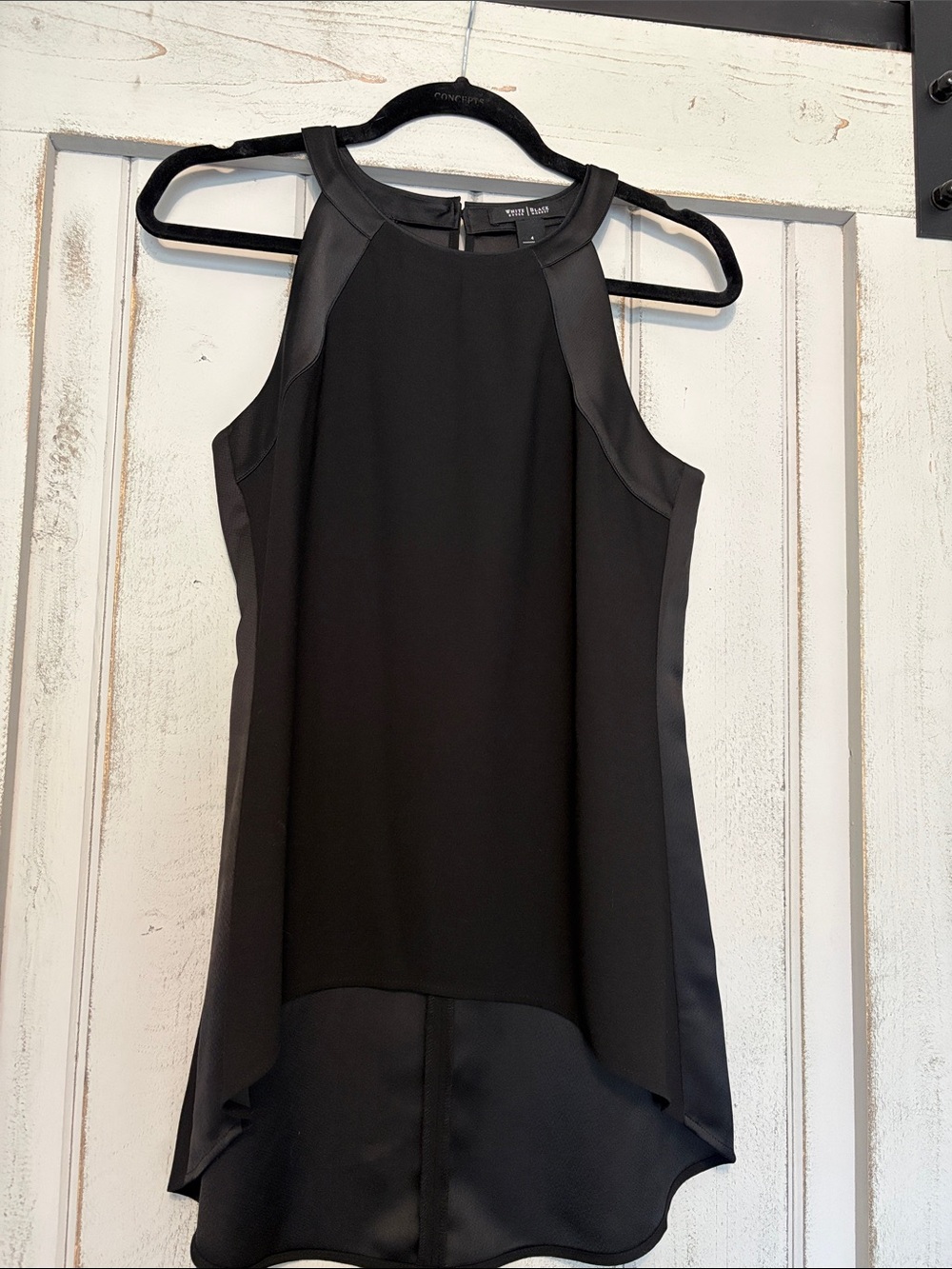 White House Black Market High-Low Sleeveless Halter top